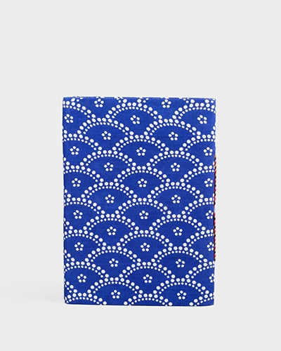 Whimsical Blue White Locking Diary (8x6inch)
