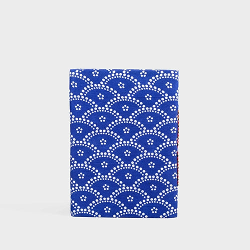 Whimsical Blue White Locking Diary (8x6inch)