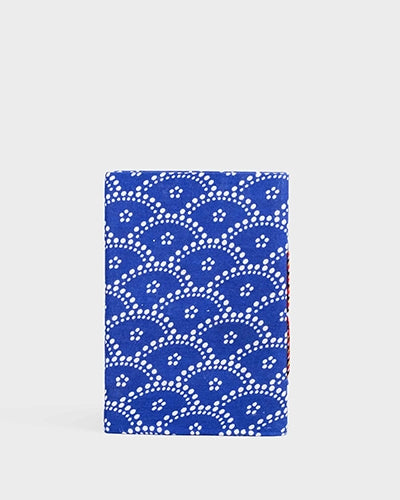 Blue and White Diary with Lock (7x5inch)