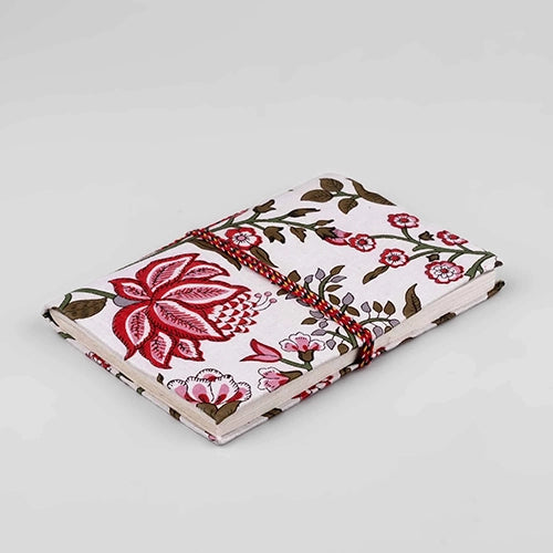 Handmade Diary with Floral Cover (7x5inch)