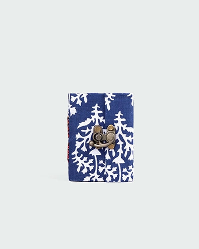 Fabric Covered Diary with Lock (4x3inch)