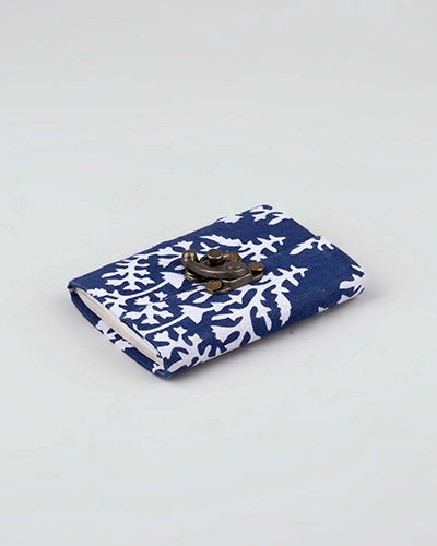 Fabric Covered Diary with Lock (4x3inch)