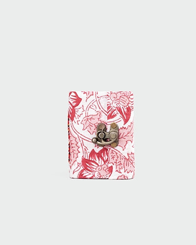 Beautiful Floral Diary with Lock (4x3inch)