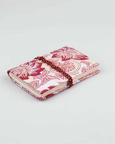 Floral Printed Handmade Diary (5x3.5inch)