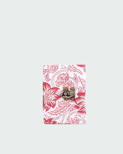 Serene Floral Diary with Lock (5x3.5inch)
