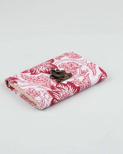 Serene Floral Diary with Lock (5x3.5inch)