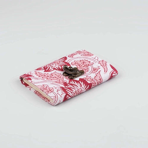 Serene Floral Diary with Lock (5x3.5inch)