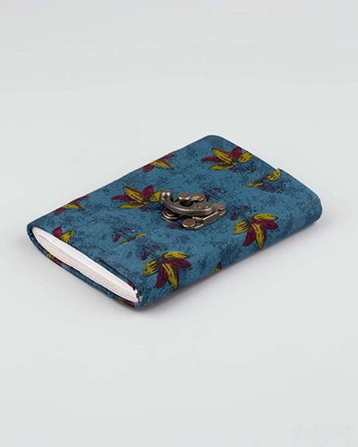 Tropical Blue Diary with Lock (5x3.5inch)