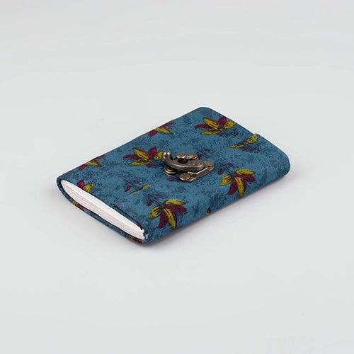 Tropical Blue Diary with Lock (5x3.5inch)