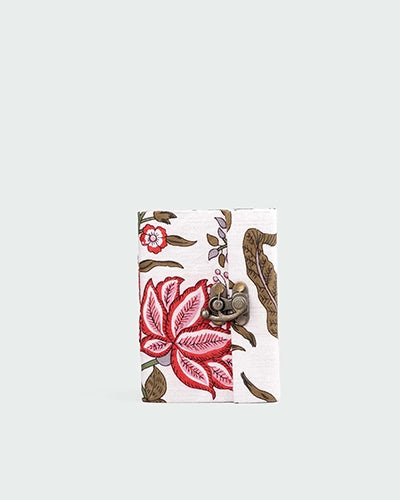 Charming Floral Diary with Lock (5x3.5inch)