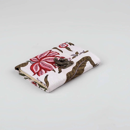 Charming Floral Diary with Lock (5x3.5inch)