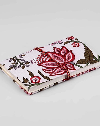 Stylish Floral Covered Diary (6x4inch)