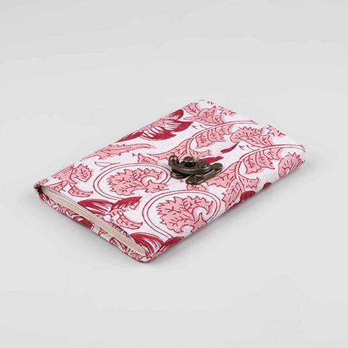 Rustic Floral Diary with Lock (6x4inch)