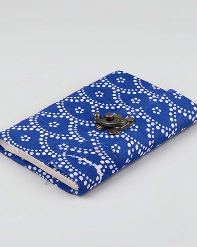 Handblock Print Diary with Lock (6x4inch)