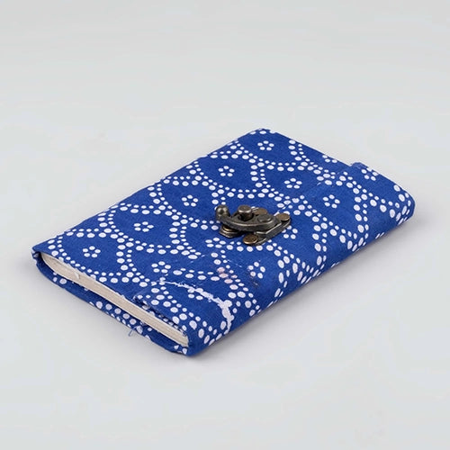 Handblock Print Diary with Lock (6x4inch)