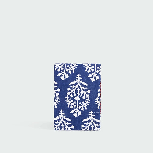 Azure Leaf Diary with Lock (6x4inch)