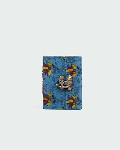 Stunning Blue Diary with Lock (4x3inch)