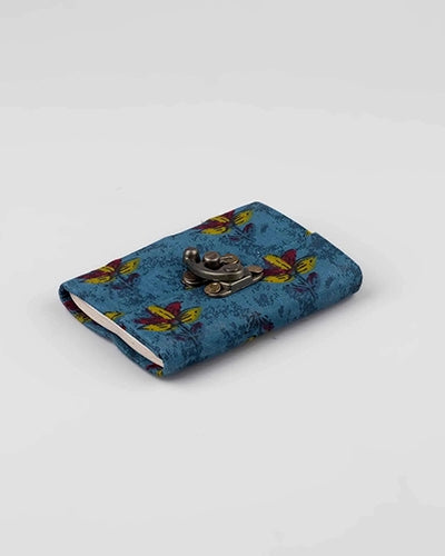 Stunning Blue Diary with Lock (4x3inch)