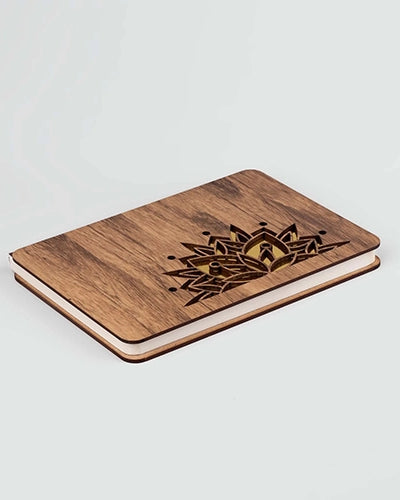 Elegant Wooden Cover Diary (6x8inch)