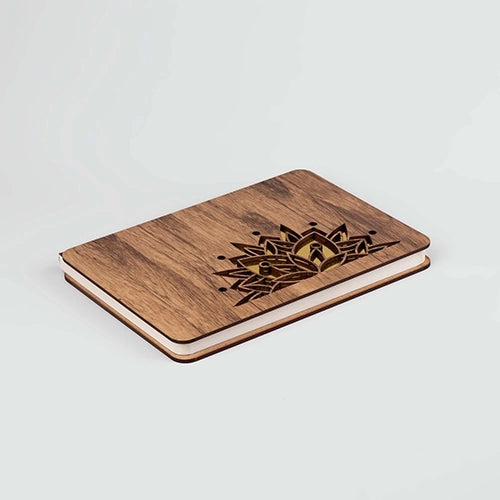 Elegant Wooden Cover Diary (6x8inch)
