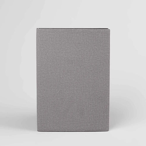 Grey Rexine Cover Diary (6x8inch)