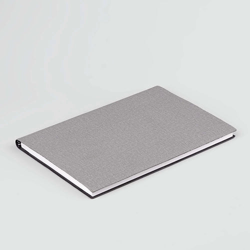 Grey Rexine Cover Diary (6x8inch)