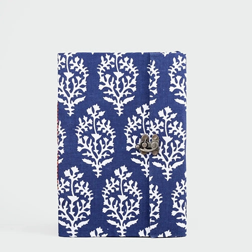 Enchanted Blue Diary with Lock (5x3.5inch)