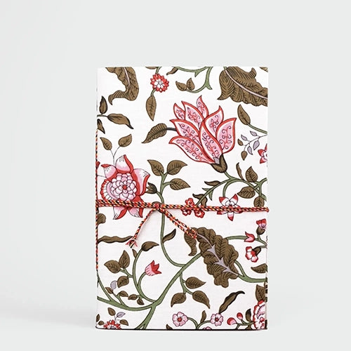 Floral Fabric Covered Diary (4x3inch)