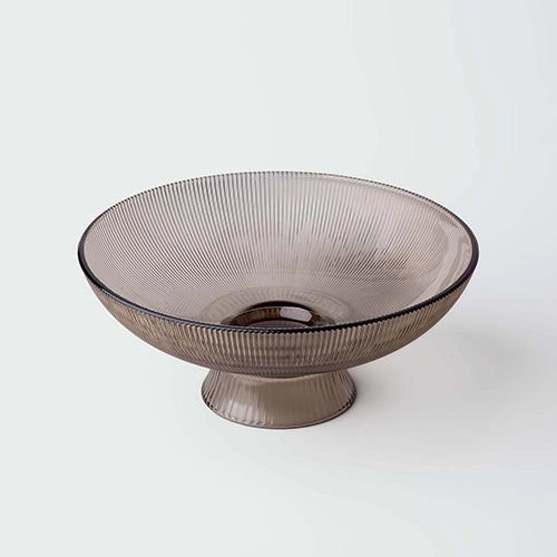 Clear Glass Fruit Bowl