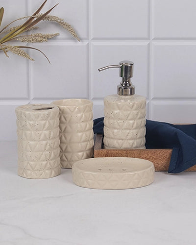 Luxe Ceramic Bathroom Set