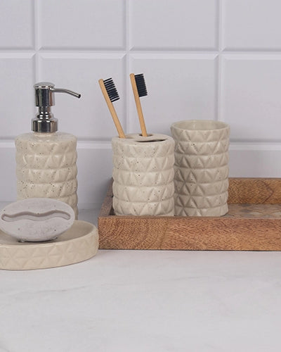 Luxe Ceramic Bathroom Set