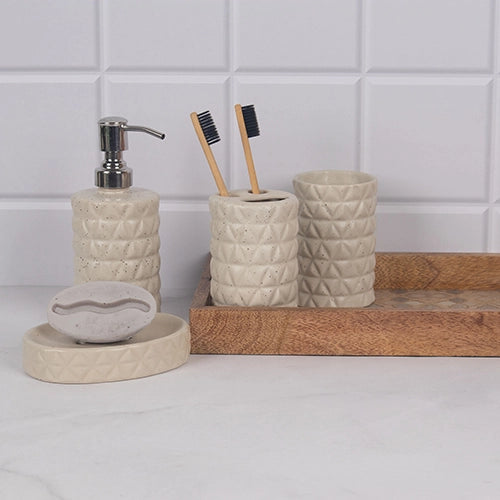 Luxe Ceramic Bathroom Set