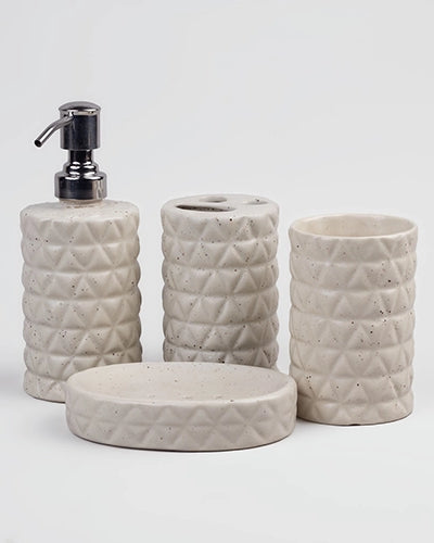 Luxe Ceramic Bathroom Set
