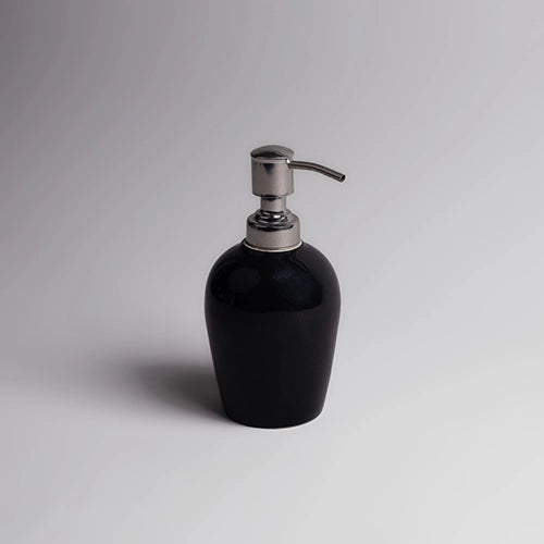 Black Matte Handmade Ceramic Dispenser
