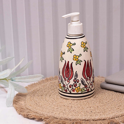 Luxe Floral Ceramic Handwash Dispenser