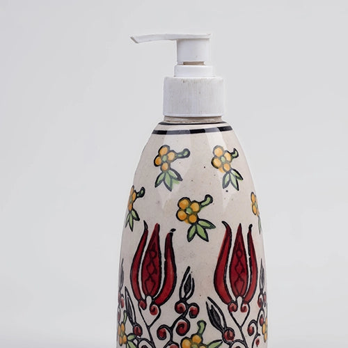 Luxe Floral Ceramic Handwash Dispenser