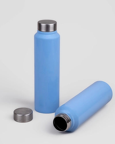 Blue Stainless Steel Water Bottle