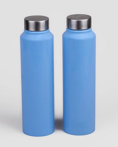 Blue Stainless Steel Water Bottle