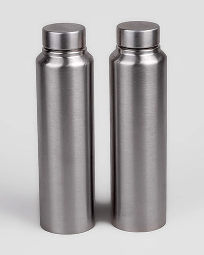 Grey Stainless Steel Bottle