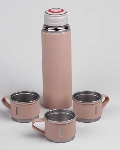 Opulent Stainless Steel Thermos Flask Set