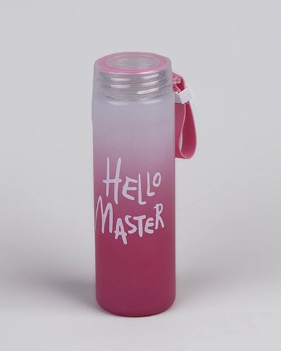 Opulent Hello Master Glass Water Bottle
