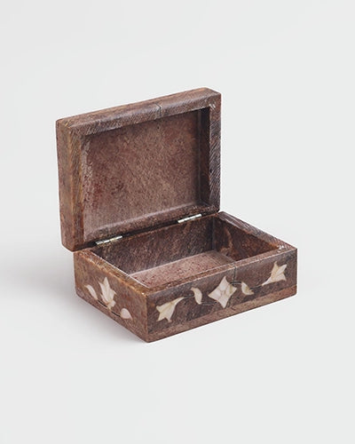 Exquisite Mother of Pearl Inlay Jewelry Box