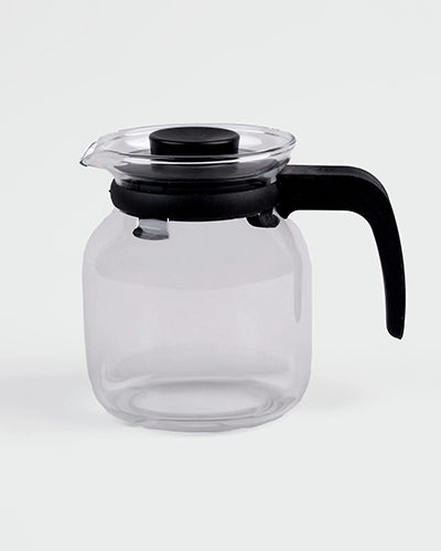 Glass Tea Pot with Black Handle