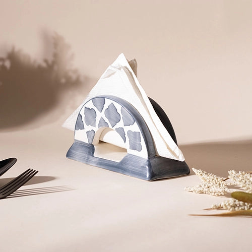 Premium Ceramic Printed Napkin Holder