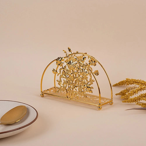 Luxury Gold Plated Tissue Holder