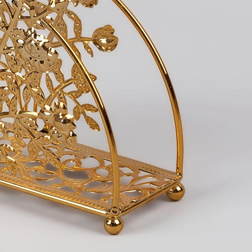 Luxury Gold Plated Tissue Holder