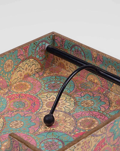 Premium Glossy Wooden Tissue Holder