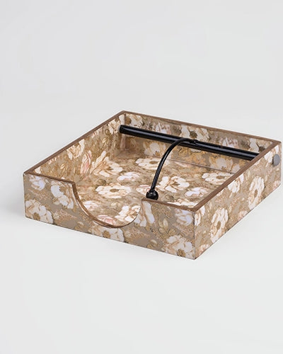 Luxe Gloss Wooden Tissue Holder