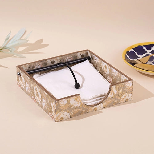 Luxe Gloss Wooden Tissue Holder