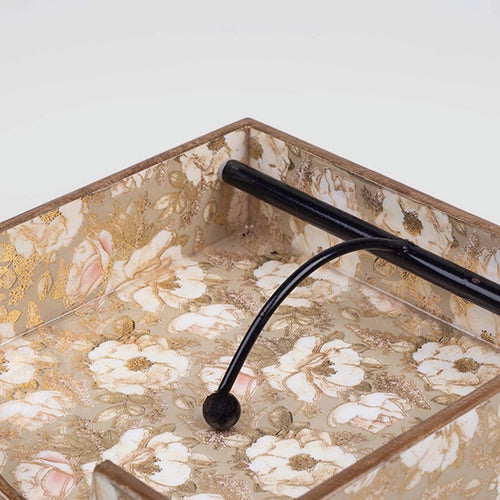 Luxe Gloss Wooden Tissue Holder